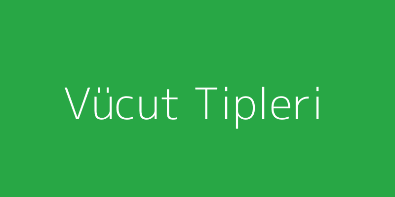 Vücut Tipleri